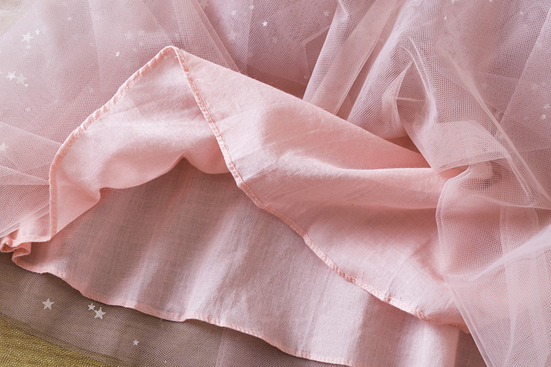 Gaun Pesta Putri Anak Perempuan Pakaian Ulang Tahun Anak-anak Pakaian Musim Panas Jaring Gradien Peri Payet Bayi Gaun Anak Perempuan Bunga untuk Pernikahan