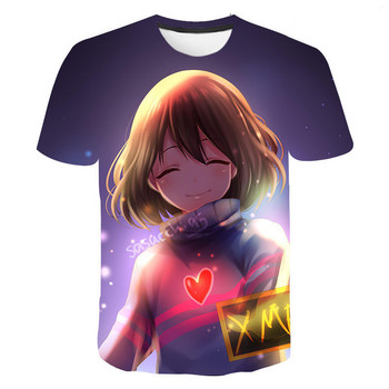 Μπλουζάκια Undertale Sans Game 3D Εκτύπωση Καλοκαιρινό Παιδικό Harajuku TS Μπλουζάκι Unisex Μόδα Φαρδιά Παιδικά Αγόρια Ρούχα