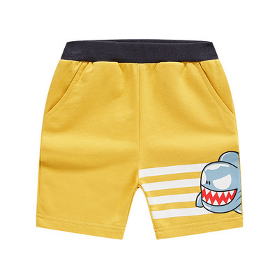 27kids Ljetna korejska dječja odjeća Ljetne kratke hlače za dječake Bebe Ležerni elastični pojas Slatke sportske pletene hlače iz crtića 2 3 4 5