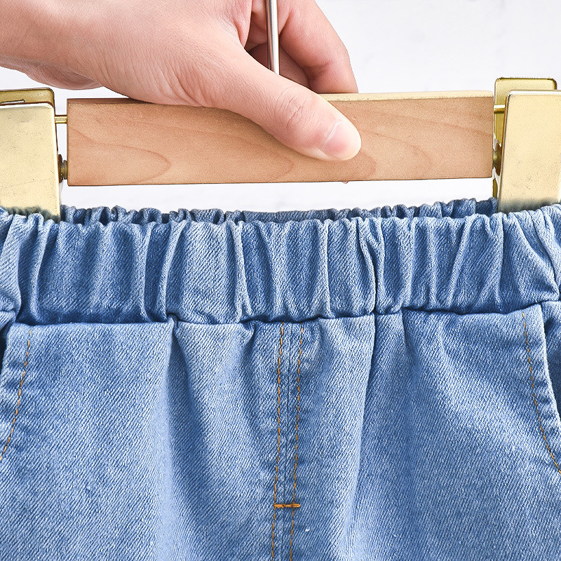 Kratke hlače za djevojčice Traperice Ljetna haljina 2022. Nove korejske dječje modne popularne traperice