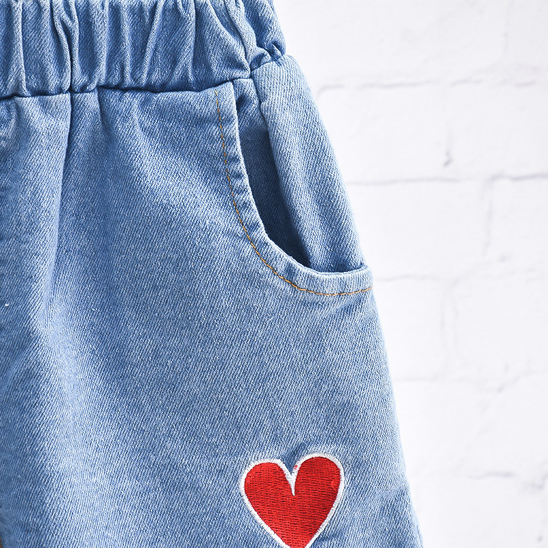 Kratke hlače za djevojčice Traperice Ljetna haljina 2022. Nove korejske dječje modne popularne traperice