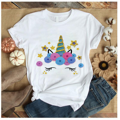 Uus Ükssarviku sünnipäevasärk 1.-9. sünnipäevaks T-särk Wild Tee Tüdrukute peo T-särk Unicorn Teema Riided Lapsed Kingitused Mood Top T-särk