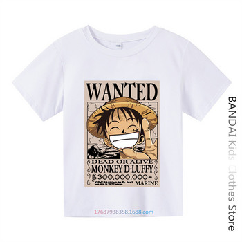 Cute Unicorn One Piece Luffy T Shirt Casual Tshirt Homme O Neck Streetwear Бебешка тениска Дрехи за момчета Аниме Girls Top Tees