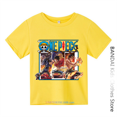 Armas Unicorn One Piece Luffy T-särk vabaaja T-särk Homme O Neck Streetwear Beebi T-särk Poiste riided Anime Tüdrukutele T-särk