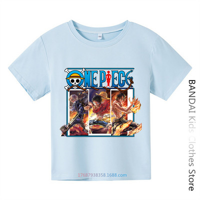 Armas Unicorn One Piece Luffy T-särk vabaaja T-särk Homme O Neck Streetwear Beebi T-särk Poiste riided Anime Tüdrukutele T-särk