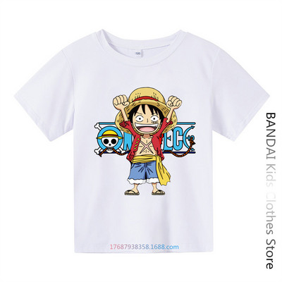 Armas Unicorn One Piece Luffy T-särk vabaaja T-särk Homme O Neck Streetwear Beebi T-särk Poiste riided Anime Tüdrukutele T-särk