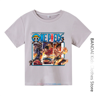 Armas Unicorn One Piece Luffy T-särk vabaaja T-särk Homme O Neck Streetwear Beebi T-särk Poiste riided Anime Tüdrukutele T-särk