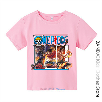 Armas Unicorn One Piece Luffy T-särk vabaaja T-särk Homme O Neck Streetwear Beebi T-särk Poiste riided Anime Tüdrukutele T-särk