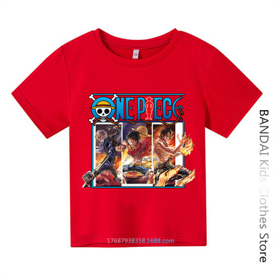 Armas Unicorn One Piece Luffy T-särk vabaaja T-särk Homme O Neck Streetwear Beebi T-särk Poiste riided Anime Tüdrukutele T-särk