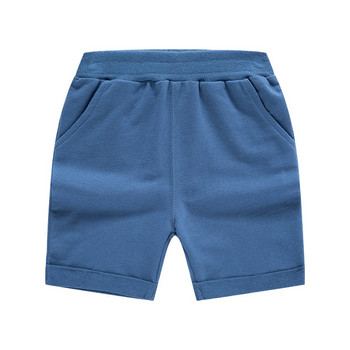 Little maven 2022 Παιδικό μονόχρωμο κοντό παντελόνι Βαμβακερό μαλακό και άνετο κοντό παντελόνι για νήπια παιδιά αγόρια και κορίτσια 2-7