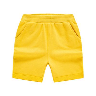 Little maven 2022 Jednobojne jednobojne kratke hlače Pamuk, mekane i udobne kratke hlače za malu djecu Dječaci i djevojčice 2-7