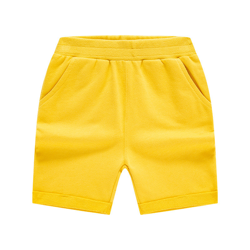 Little maven 2022 Jednobojne jednobojne kratke hlače Pamuk, mekane i udobne kratke hlače za malu djecu Dječaci i djevojčice 2-7