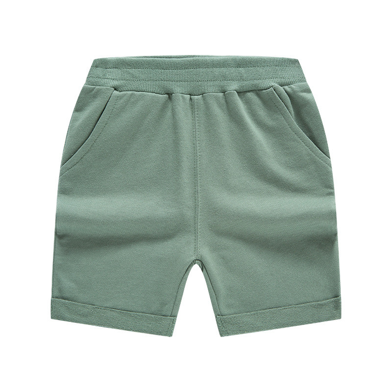 Little maven 2022 Jednobojne jednobojne kratke hlače Pamuk, mekane i udobne kratke hlače za malu djecu Dječaci i djevojčice 2-7