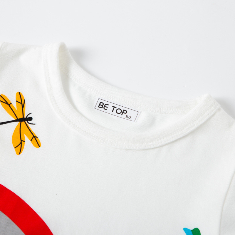 27dječje Ljetne majice kratkih rukava za dječake Crtani Dinosaur Lav Djeca Mala djeca Bod Čisti pamuk Ležerna prozračna mekana odjeća