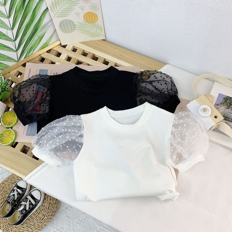 Ljetne majice za djevojčice od 2 do 8 godina, šifonske majice s rukavima za djevojčice, elegantne majice za djevojčice, dječja odjeća, modna odjeća za zabave