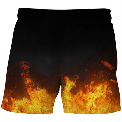 Plamen u boji Voda 3D ispis Dječji modni kupaći kostimi Kratke hlače Ljeto Dječaci Djevojčice Kupaći kostimi Odjeća za plažu 4-14 godina Dječje kupaće gaće