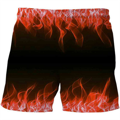 Plamen u boji Voda 3D ispis Dječji modni kupaći kostimi Kratke hlače Ljeto Dječaci Djevojčice Kupaći kostimi Odjeća za plažu 4-14 godina Dječje kupaće gaće