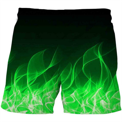 Plamen u boji Voda 3D ispis Dječji modni kupaći kostimi Kratke hlače Ljeto Dječaci Djevojčice Kupaći kostimi Odjeća za plažu 4-14 godina Dječje kupaće gaće