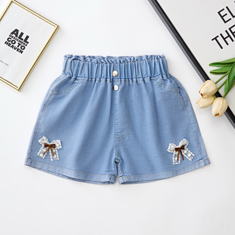 Kratke hlače za djevojčice Široke traper kratke hlače širokih nogavica za djecu Ležerne tanke dječje hlače Tinejdžerske hlače Kratke hlače za bebe Odjeća