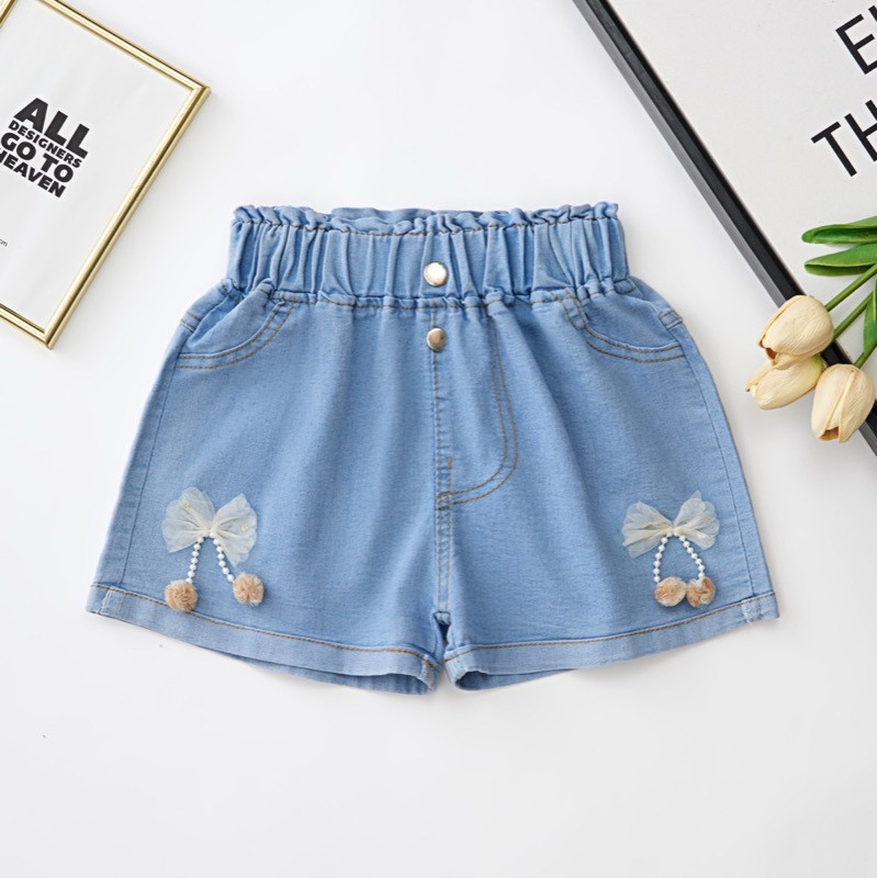 Kratke hlače za djevojčice Široke traper kratke hlače širokih nogavica za djecu Ležerne tanke dječje hlače Tinejdžerske hlače Kratke hlače za bebe Odjeća