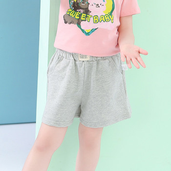 2023 г. Корейски летни памучни шорти за момичета Памучни детски спортни шорти за момичета 2-8 години Детски дрехи за малки момичета