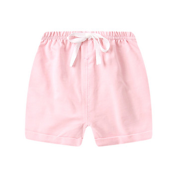 1 2 3 4 5 6 години Бебешки къси панталони Infantil Къси панталони за тийнейджъри Летни детски спортни шорти Корейски памучни гащички в цвят бонбон