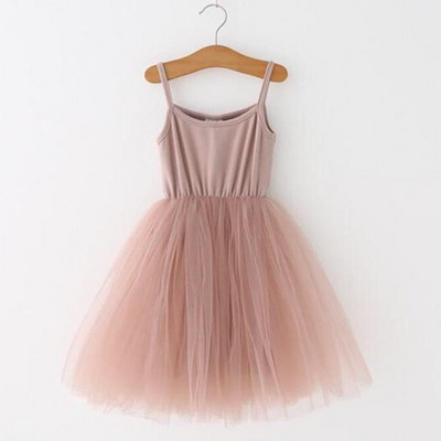 Djevojka Čipkana cvjetna haljina Ljeto u boji šampanjca, kratkih rukava s volanima, sloj za plažu, tkanina od tila, Dječje vjenčanje, rođendanska zabava, kostim princeze