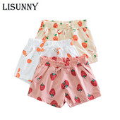 Kratke hlače za djevojčice od 1 do 8 godina Ljeto 2023. Dječje kratke hlače Sportske dječje hlače Dječje ležerne kratke hlače za plažu Pamuk Elastični struk