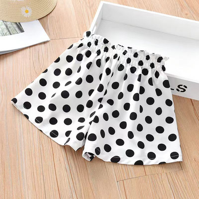 Kratke hlače za djevojčice Ljeto 2023. slatke suknje s valićima na točkice za srednju i malu djecu, udobne prozračne ležerne školske kratke hlače