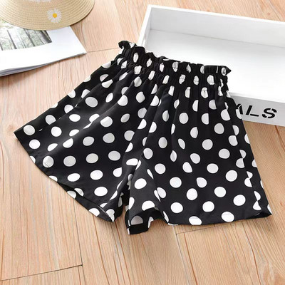 Kratke hlače za djevojčice Ljeto 2023. slatke suknje s valićima na točkice za srednju i malu djecu, udobne prozračne ležerne školske kratke hlače