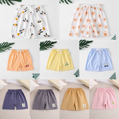 2022 New 1 2 3 4 5 Year Old Kids Shorts Summer Clothing Toddler Girls Pants Soild Color Children Boys Casual Shorts Baby Clothes