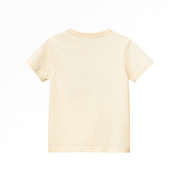 1-9T Прохождащо дете Бебешки момичета Дрехи Лятна тениска с къс ръкав Бебешка тениска Сладка сладка детска памучна тениска