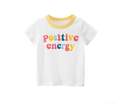 Odjeća za malu djecu od 1 do 9 godina za djevojčice Ljetna majica kratkih rukava Majica kratkih rukava za dojenčad Slatka slatka dječja pamučna majica