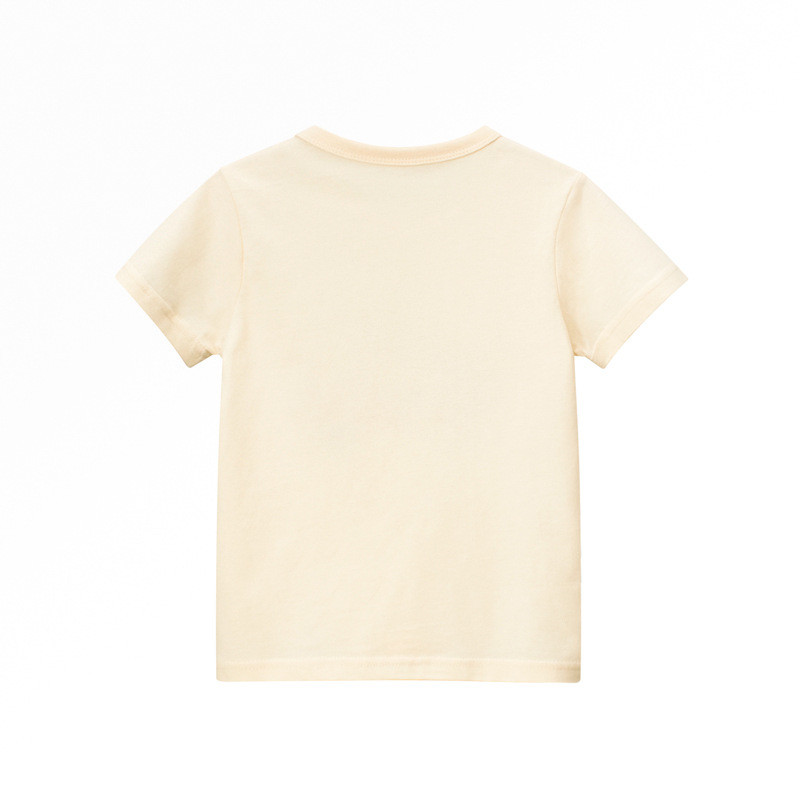 Odjeća za malu djecu od 1 do 9 godina za djevojčice Ljetna majica kratkih rukava Majica kratkih rukava za dojenčad Slatka slatka dječja pamučna majica
