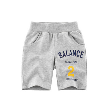 2021 летни детски къси панталони за момчета 100% памук с буквени цифри анимационни спортни ежедневни панталони за бебета момчета момичета