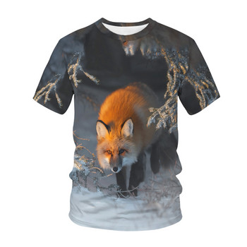 Kawaii Animals Foxes 3D Printed Kids T-shirt Fashion Casual Cartoons T-shirt για αγόρια κορίτσια Παιδικά ρούχα για κορίτσια