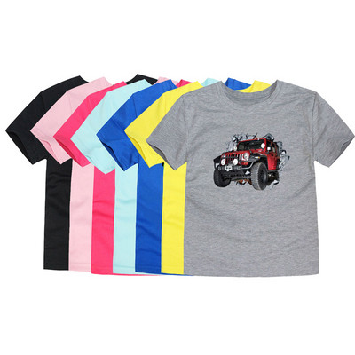 Dječja Ljetna majica za dječake Pamučna anime majica s crvenim automobilom Dinosaur za djecu Odjeća za bebe Dječaci Dječje majice Majica za malu djecu iz crtića 2-12 godina