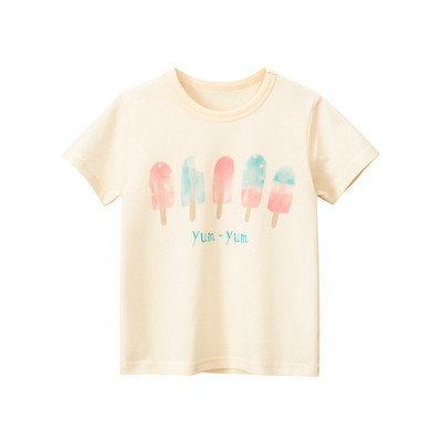 2-8T širdelės rašto marškinėliai mergaičių marškinėliai vasariniai kūdikių drabužėliai kūdikiams trumpomis rankovėmis medvilniniai marškinėliai, vaikiški mieli marškinėliai kūdikiams