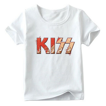 Παιδιά Stormtroopers Fan Kiss Rock Band Εκτύπωση Αστεία μπλουζάκι για αγόρια και κορίτσια Καλοκαιρινή λευκή μπλούζα Παιδική καθημερινή μπλούζα,ooo464