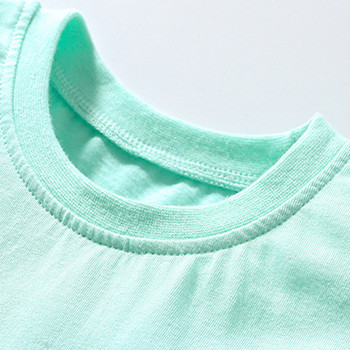 Little maven 2023 Летни тениски за момичета Животни Котки Апликации Горнища за бебешки момичета Тениски за малки момичета Дрехи с къси ръкави