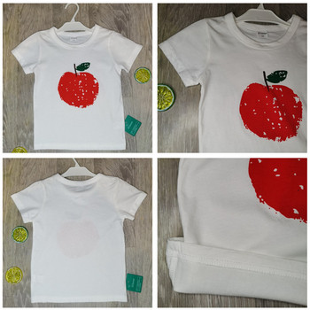 Детска лятна тениска за момичета Сладки памучни дрехи за момичета Детска тениска с къс ръкав Тениска за момиче Детски дрехи от 2 до 8 години