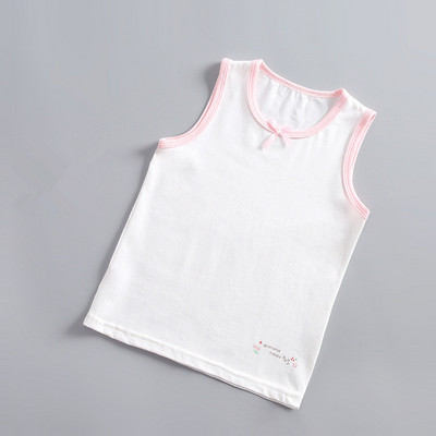 baba lányok ujjatlan tartályok mellények gyerekeknek pamut csipke virágok ruhák kislányok gyerekruházat felsők pólók pólók 4095 01