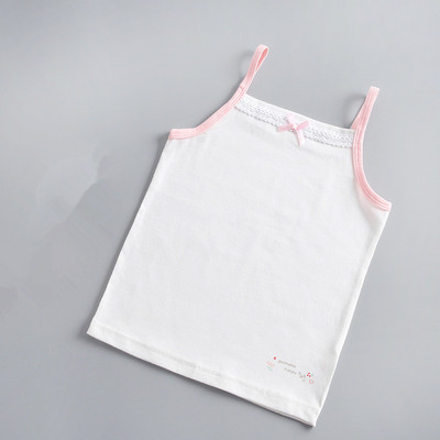 baba lányok ujjatlan tartályok mellények gyerekeknek pamut csipke virágok ruhák kislányok gyerekruházat felsők pólók pólók 4095 01
