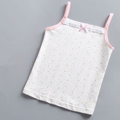 baba lányok ujjatlan tartályok mellények gyerekeknek pamut csipke virágok ruhák kislányok gyerekruházat felsők pólók pólók 4095 01