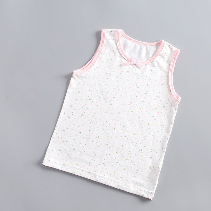 baba lányok ujjatlan tartályok mellények gyerekeknek pamut csipke virágok ruhák kislányok gyerekruházat felsők pólók pólók 4095 01