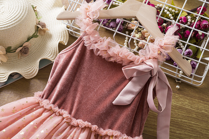 Elegantna ružičasta rođendanska mašna princezine haljine za djevojčice, dječja ljetna nova haljina sa šljokicama i sirenom, večernji kostim za zabavu za djevojčice
