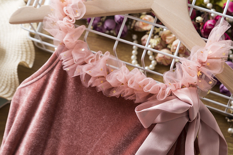 Elegantna ružičasta rođendanska mašna princezine haljine za djevojčice, dječja ljetna nova haljina sa šljokicama i sirenom, večernji kostim za zabavu za djevojčice