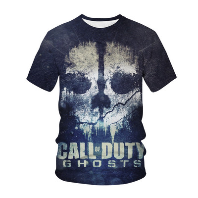 Vruća igra Call of Duty Modern War Dječja majica s 3D printom Moda Ležerna majica s crtanim filmovima Dječaci Djevojčice Dječja odjeća za djevojčice