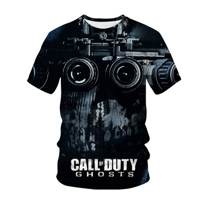 Vruća igra Call of Duty Modern War Dječja majica s 3D printom Moda Ležerna majica s crtanim filmovima Dječaci Djevojčice Dječja odjeća za djevojčice