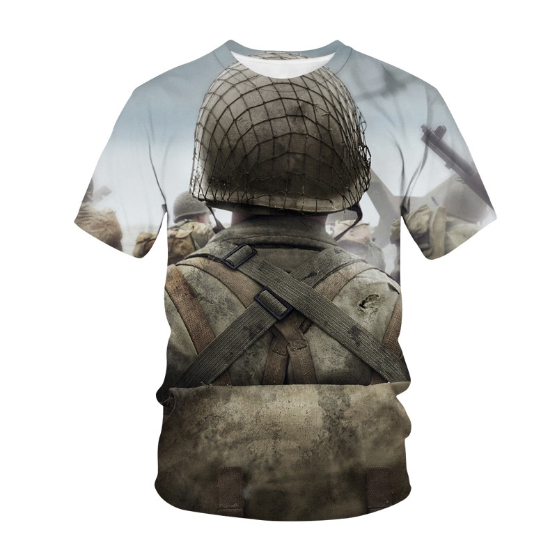 Vruća igra Call of Duty Modern War Dječja majica s 3D printom Moda Ležerna majica s crtanim filmovima Dječaci Djevojčice Dječja odjeća za djevojčice